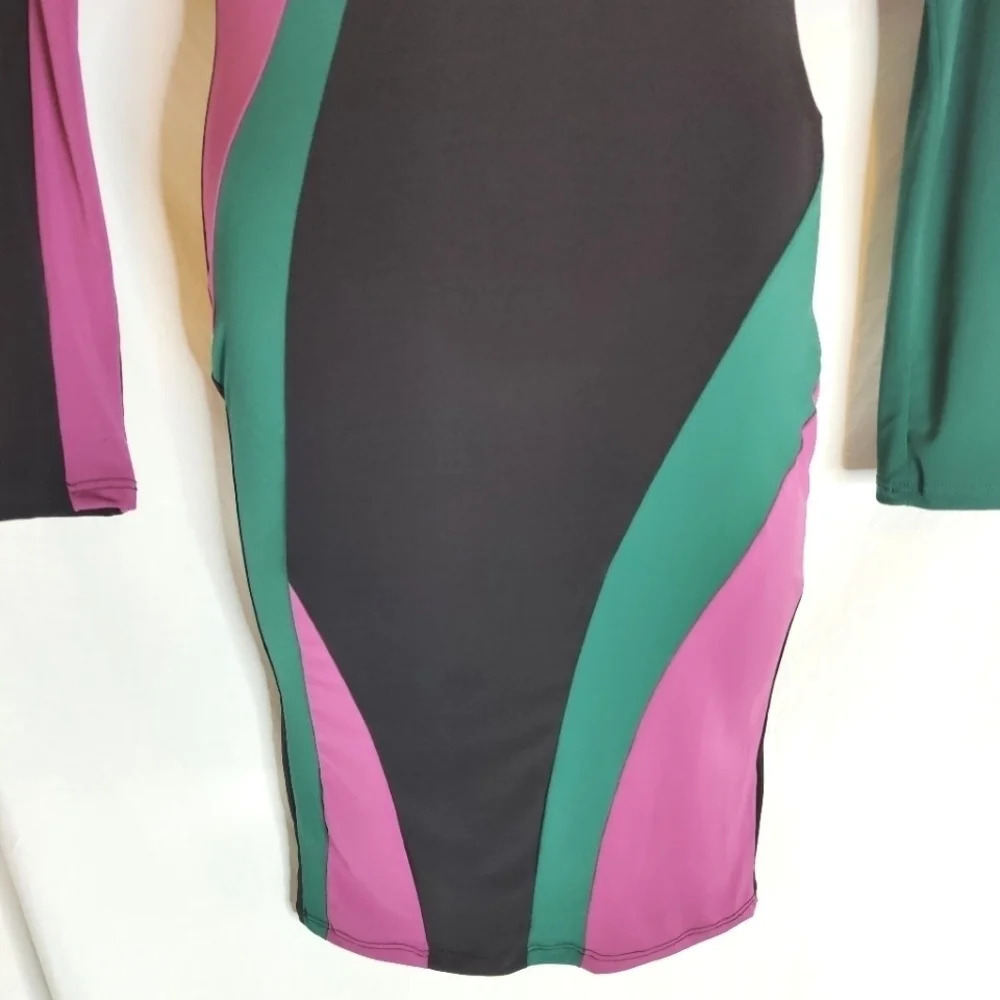 FASHION Nova Bodycon Swoosh Dress NWT ๐ - Picture 6 of 14